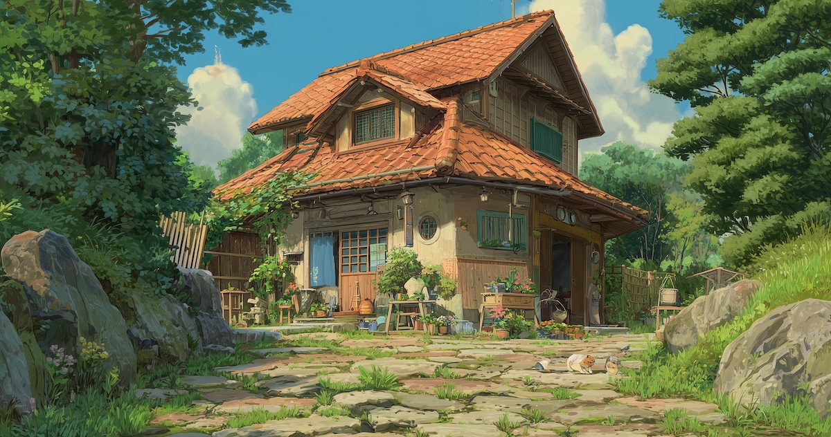 Satsuki and Mei's house in Ghibli Park